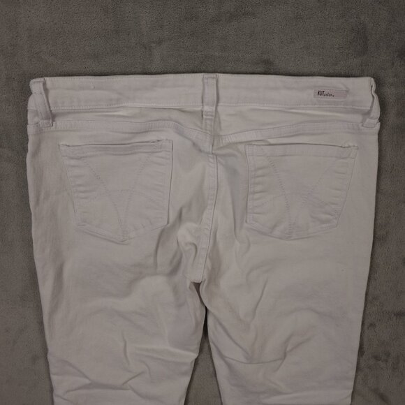 Kut from the Kloth Jeans Catherine Boyfriend – Women's Size 10 White Denim - Picture 12 of 15